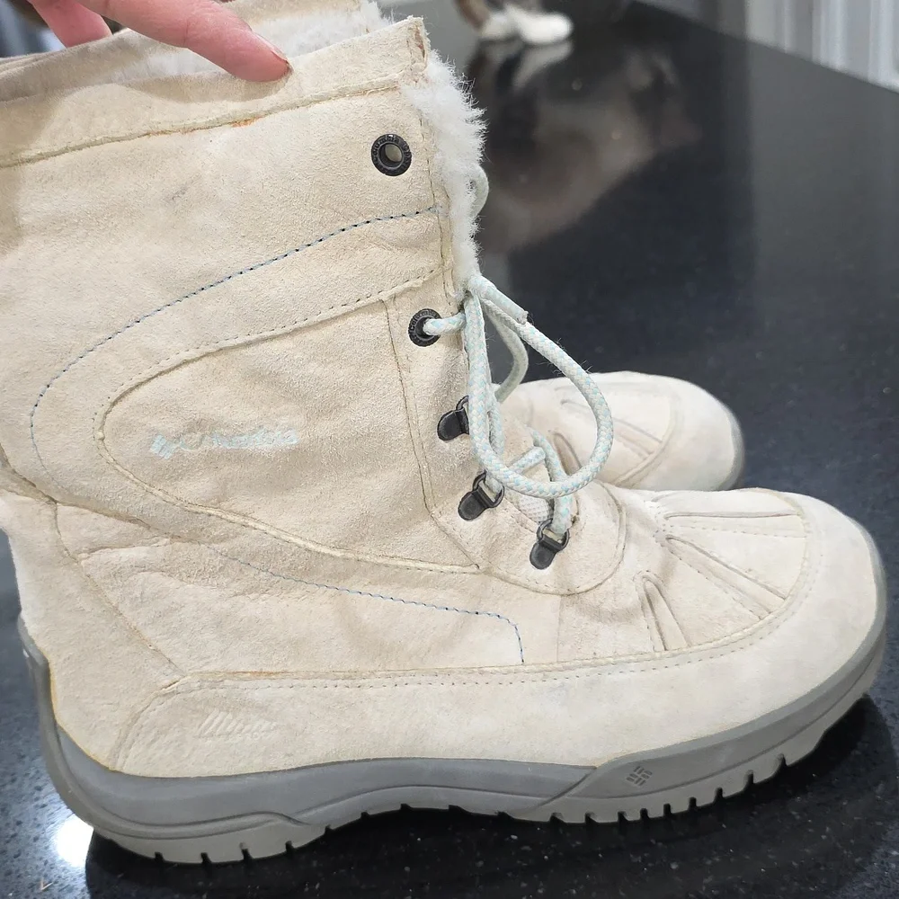 Columbia Lavela Women's Tan Waterproof Winter Boots Size 8 - Picture 8 of 9
